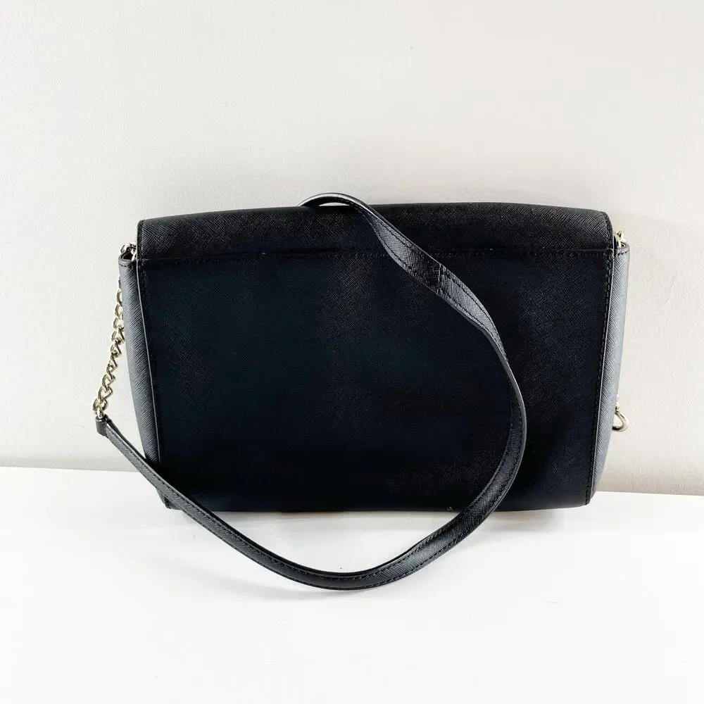 Kate Spade New York Maiden Way Saffiano Remi Crossbody Bag Black
